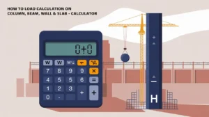 How to Load Calculation on Column, Beam, Wall & Slab – Calculator