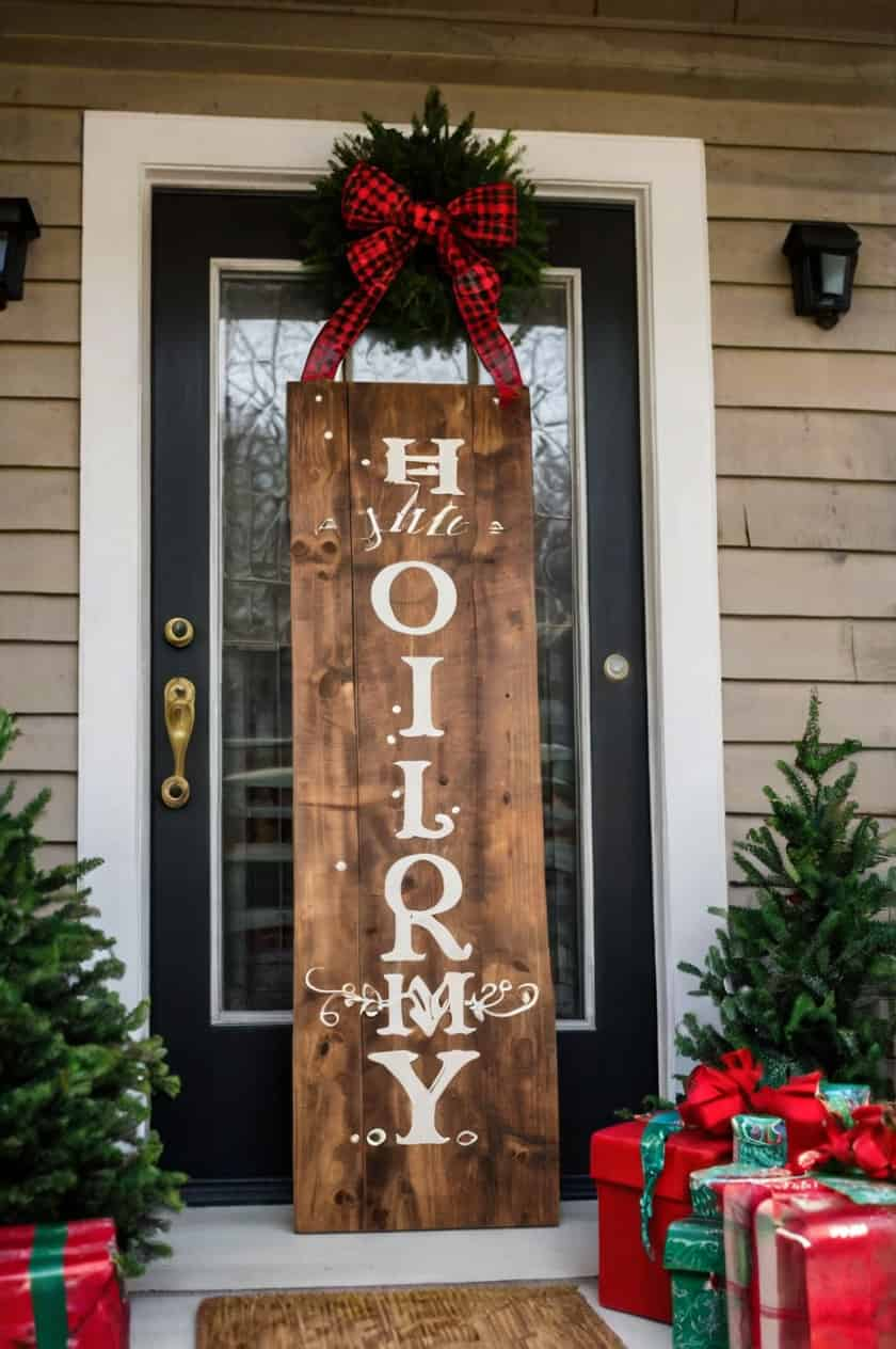 Personalize with Holiday Signs